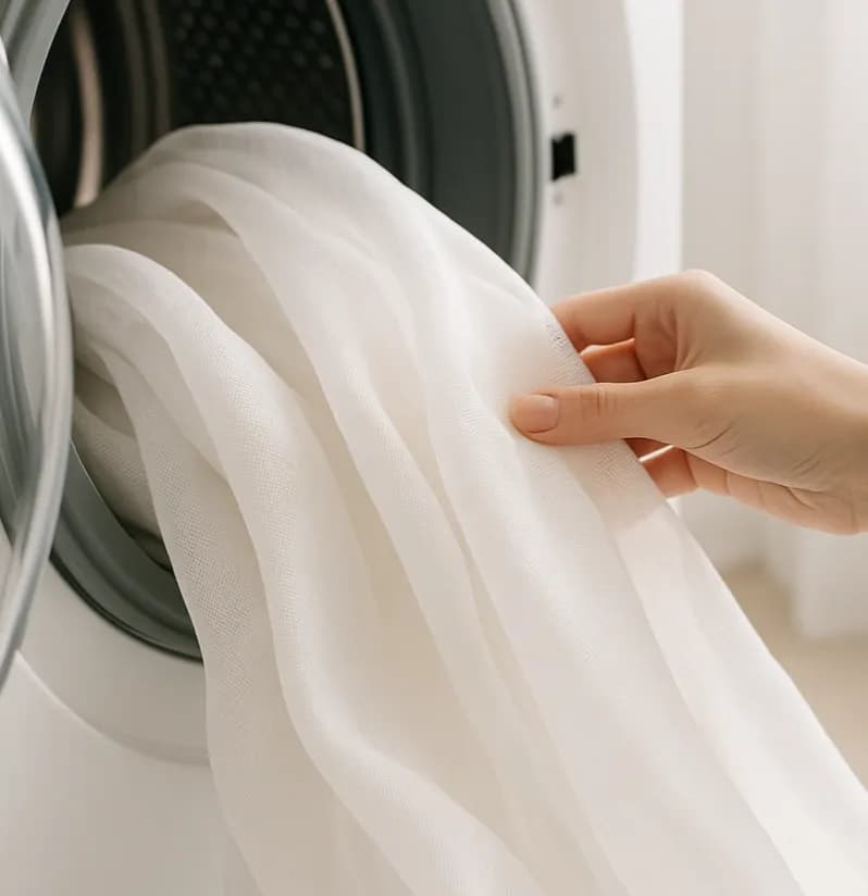 Pranie záclon a závesov